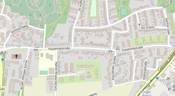 Friseur auf Satellitenbild