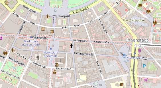 Friseur auf Satellitenbild