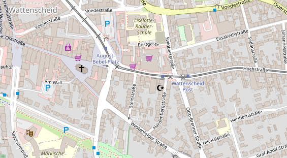 Friseur auf Satellitenbild