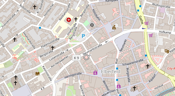 Friseur auf Satellitenbild