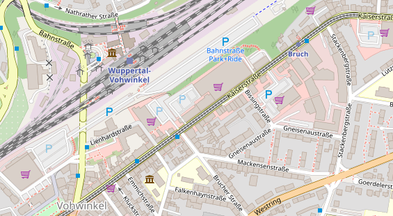 Friseur auf Satellitenbild