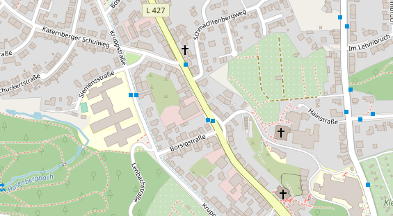 Friseur auf Satellitenbild