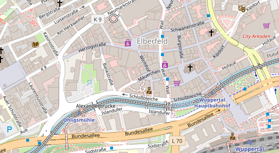 Friseur auf Satellitenbild