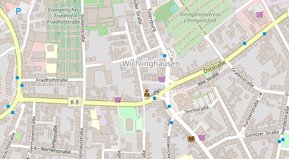 Friseur auf Satellitenbild