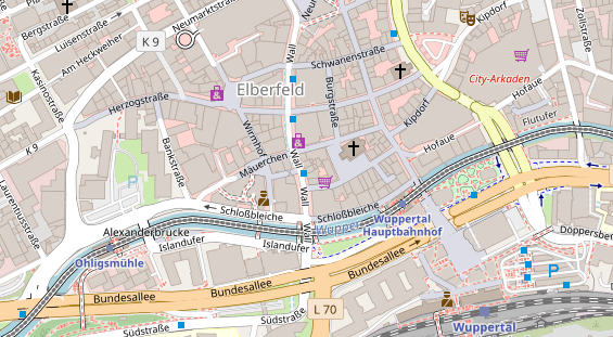 Friseur auf Satellitenbild