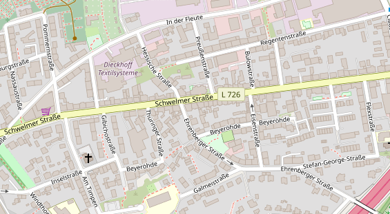 Friseur auf Satellitenbild