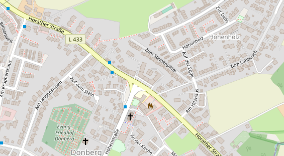 Friseur auf Satellitenbild