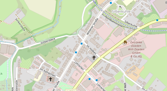 Friseur auf Satellitenbild