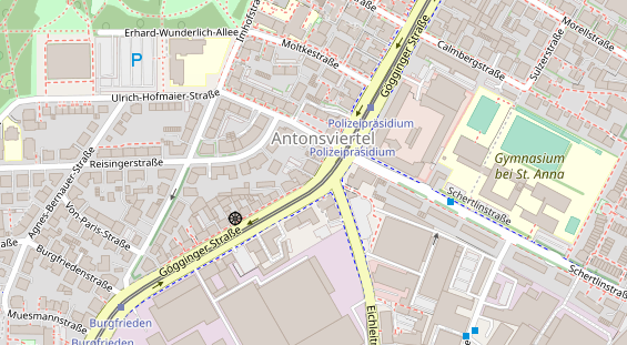 Friseur auf Satellitenbild