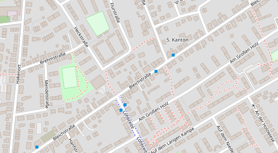 Friseur auf Satellitenbild