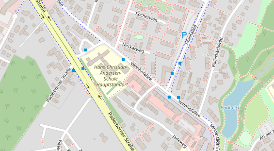 Friseur auf Satellitenbild