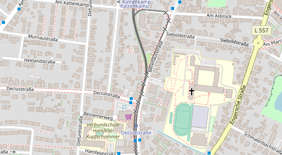 Friseur auf Satellitenbild