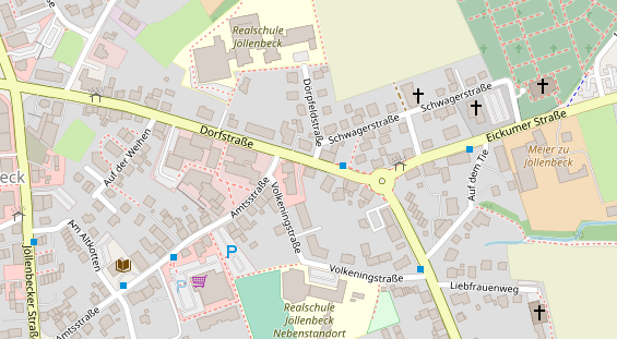 Friseur auf Satellitenbild