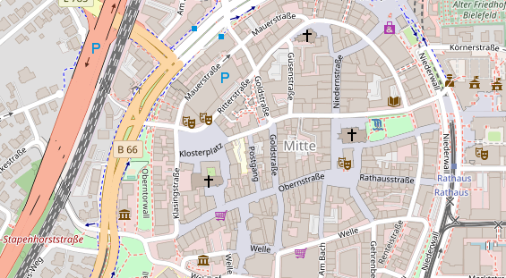 Friseur auf Satellitenbild