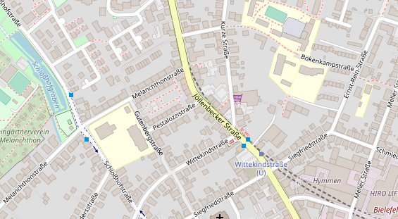 Friseur auf Satellitenbild