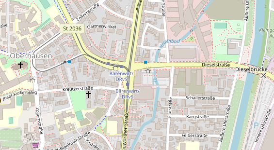 Friseur auf Satellitenbild