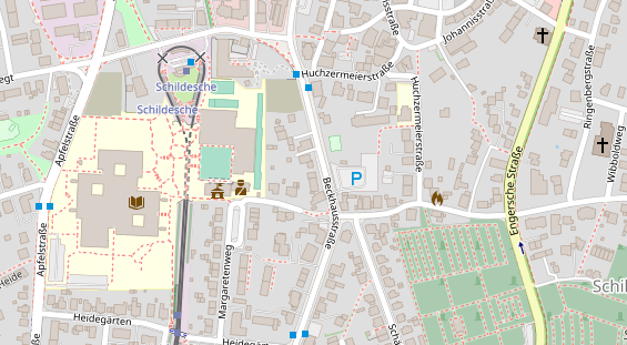 Friseur auf Satellitenbild