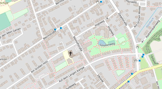 Friseur auf Satellitenbild