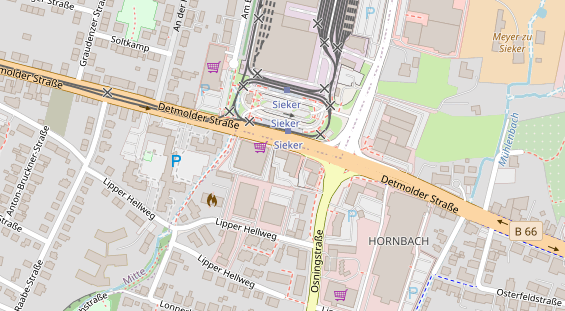 Friseur auf Satellitenbild