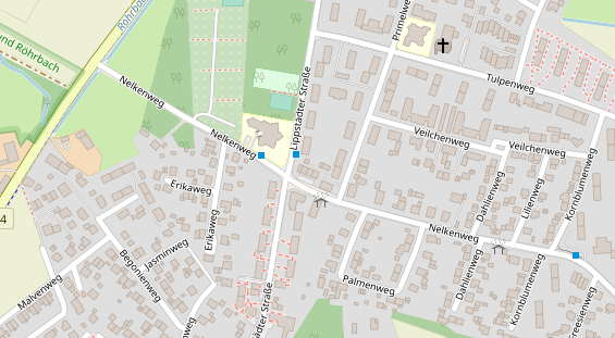 Friseur auf Satellitenbild