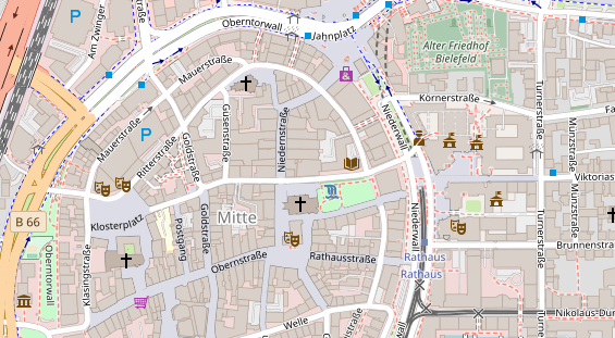 Friseur auf Satellitenbild