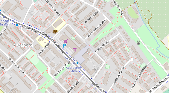 Friseur auf Satellitenbild