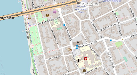 Friseur auf Satellitenbild