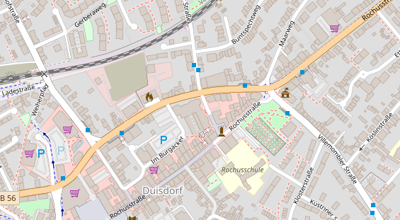 Friseur auf Satellitenbild