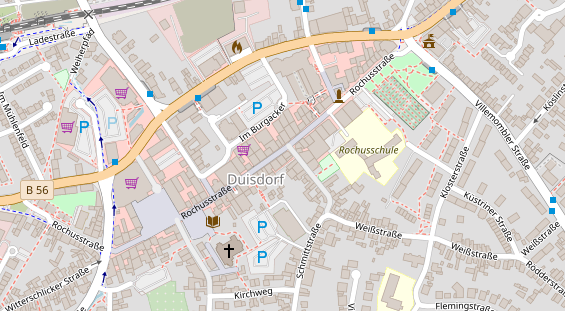 Friseur auf Satellitenbild