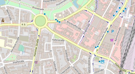 Friseur auf Satellitenbild