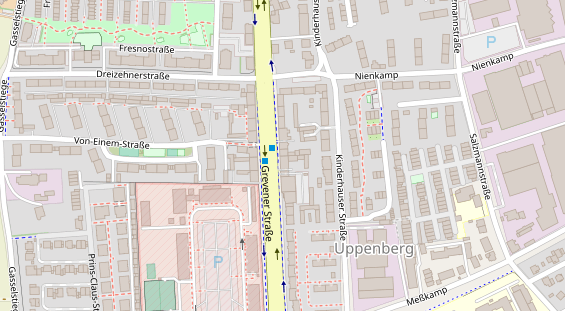 Friseur auf Satellitenbild