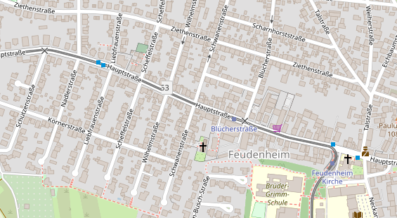 Friseur auf Satellitenbild