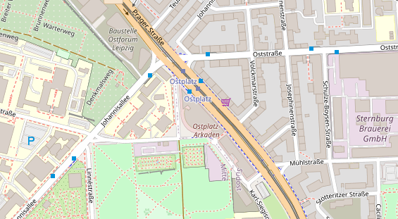 Friseur auf Satellitenbild