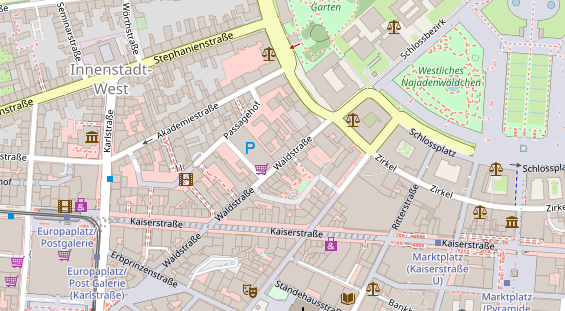 Friseur auf Satellitenbild