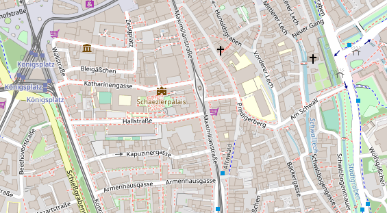 Friseur auf Satellitenbild