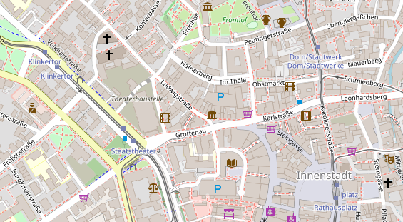 Friseur auf Satellitenbild