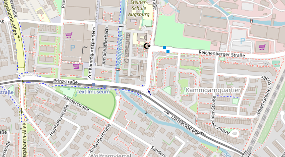 Friseur auf Satellitenbild