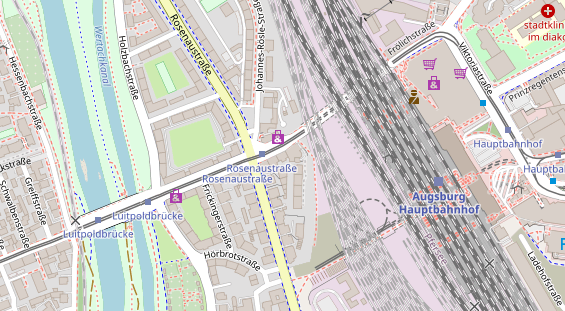 Friseur auf Satellitenbild