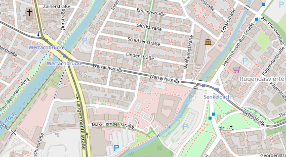 Friseur auf Satellitenbild