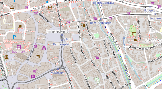 Friseur auf Satellitenbild