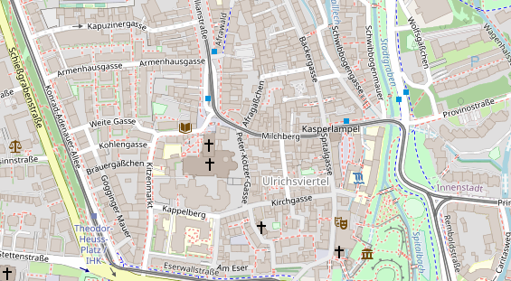 Friseur auf Satellitenbild