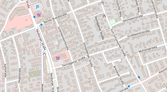 Friseur auf Satellitenbild