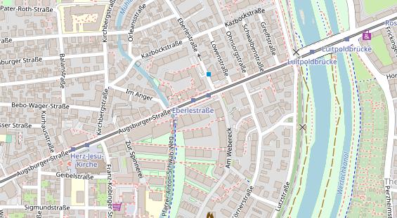 Friseur auf Satellitenbild