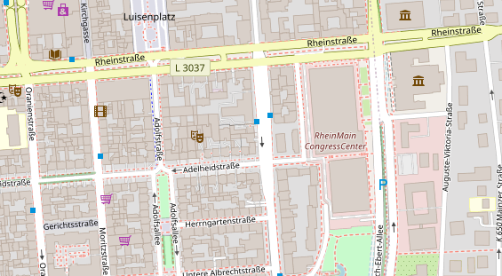 Friseur auf Satellitenbild