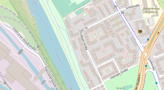 Friseur auf Satellitenbild