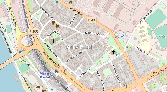 Friseur auf Satellitenbild