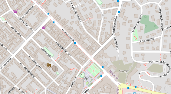 Friseur auf Satellitenbild