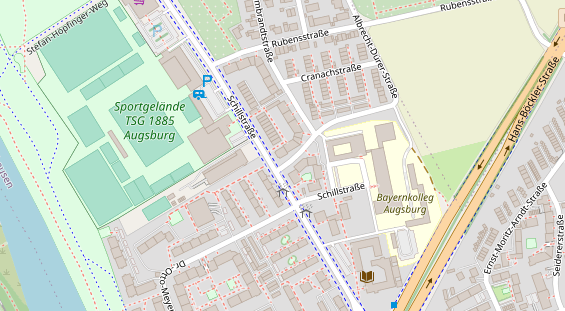 Friseur auf Satellitenbild