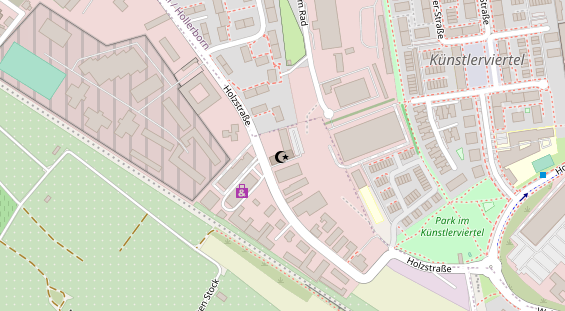 Friseur auf Satellitenbild