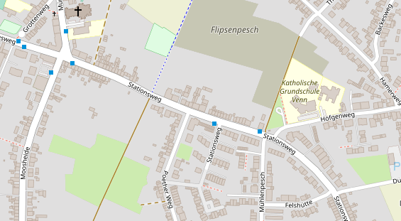 Friseur auf Satellitenbild